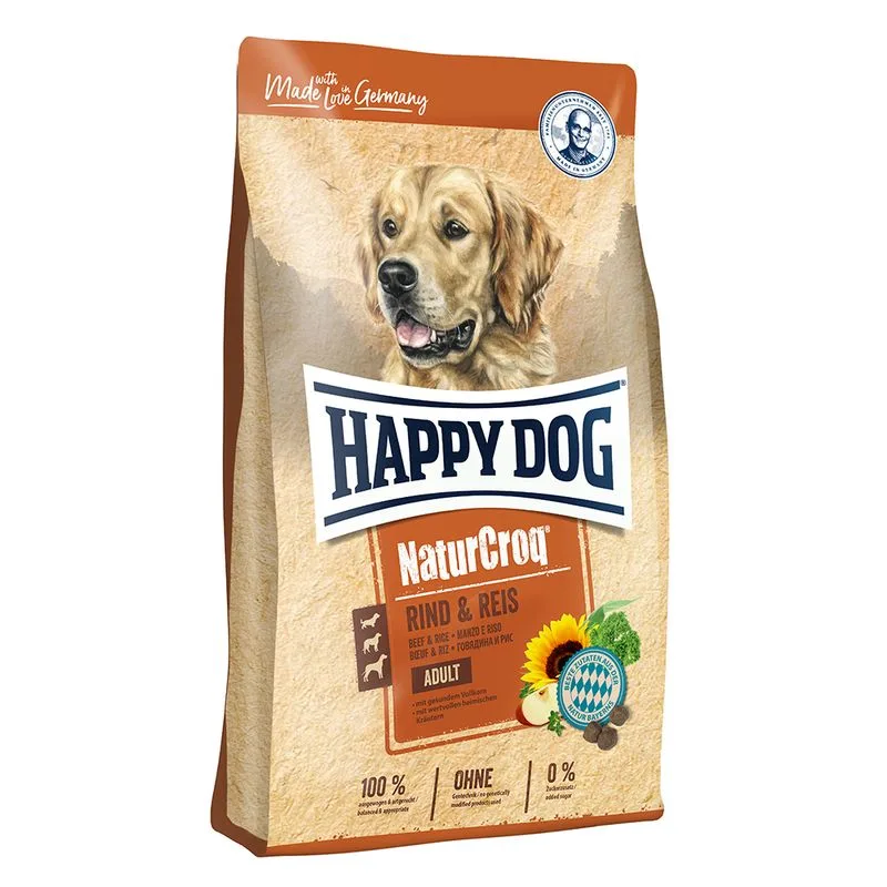 Happy Dog NaturCroq Wołowina i ryż