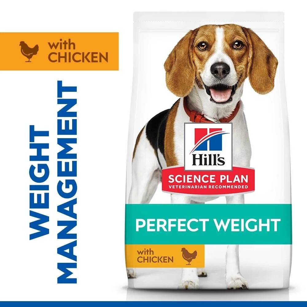Hill's Science Plan Science Plan Adult Perfect Weight Medium Chicken Dry Dog Food