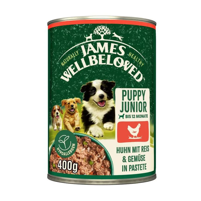 James Wellbeloved Junior Dog Hypoallergenic Paté med kyckling