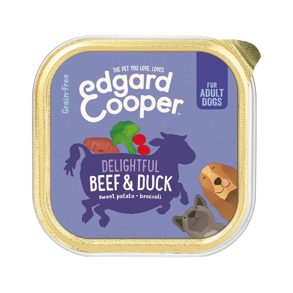 Edgard & Cooper Adult - Barquette - Bœuf et canard - Chien