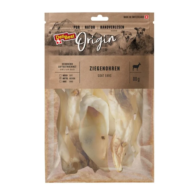 Hundgodis Tuggben DeliBest Origin getöron
