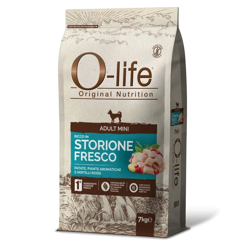 O-life Dog Adult Mini con Storione