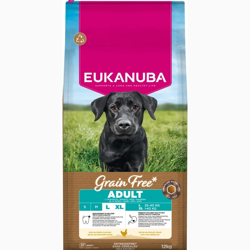 Eukanuba Grain Free Adult Large & Giant Chicken