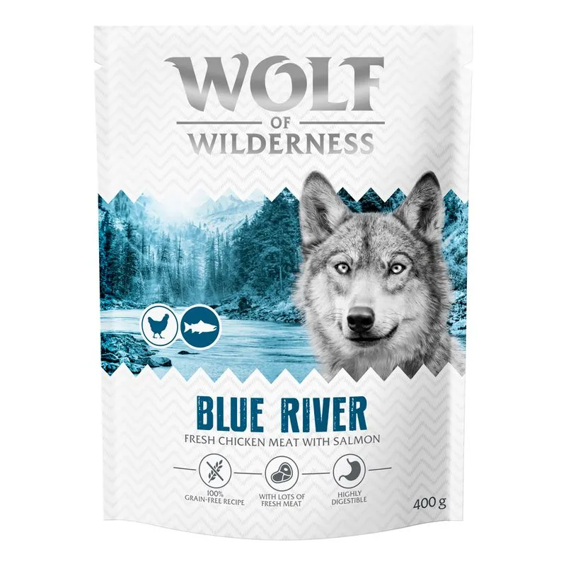 Wolf of Wilderness Adult "Blue River" lohi – viljaton