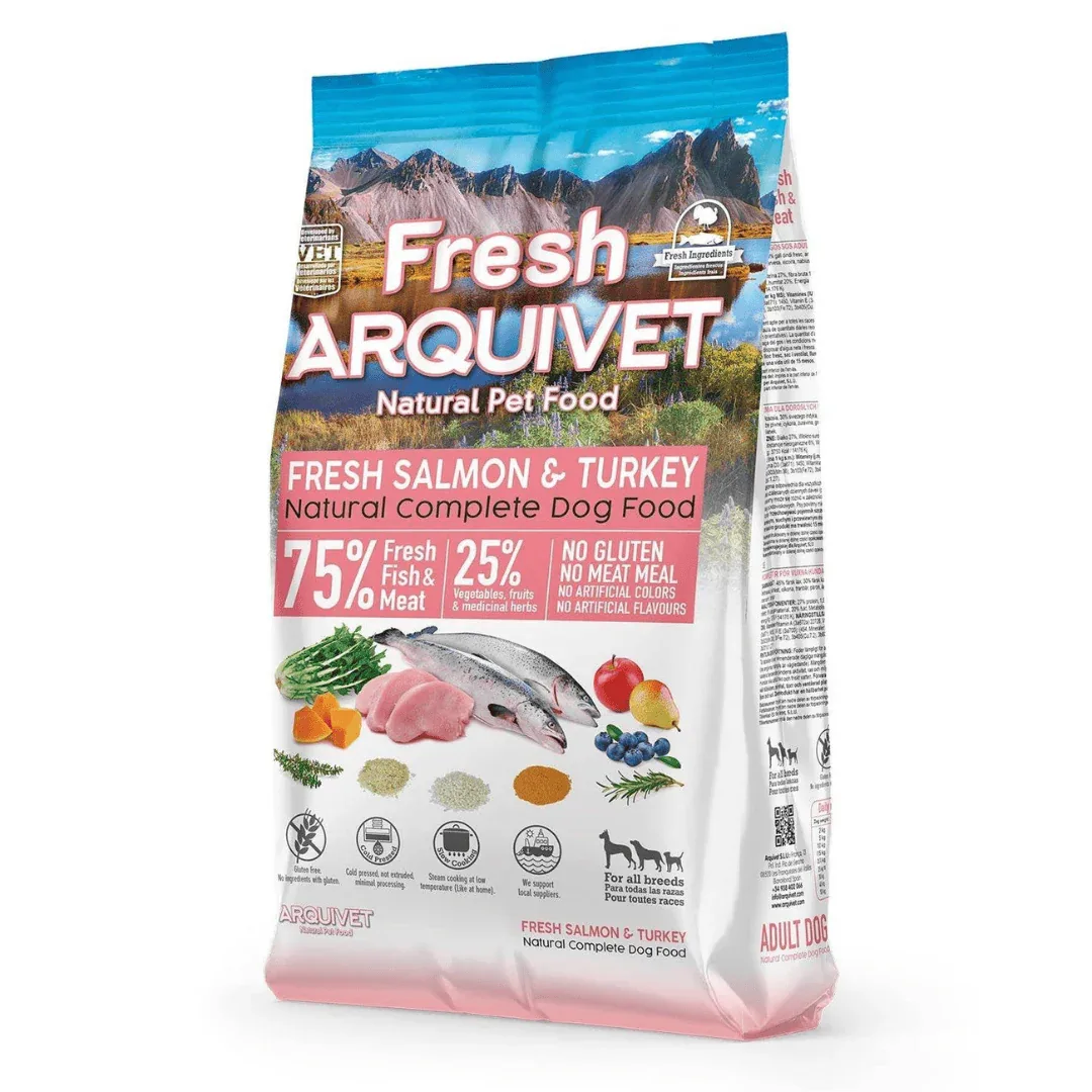 Arquivet Fresh Salmon & Turkey - Semi Moist Cold Pressed