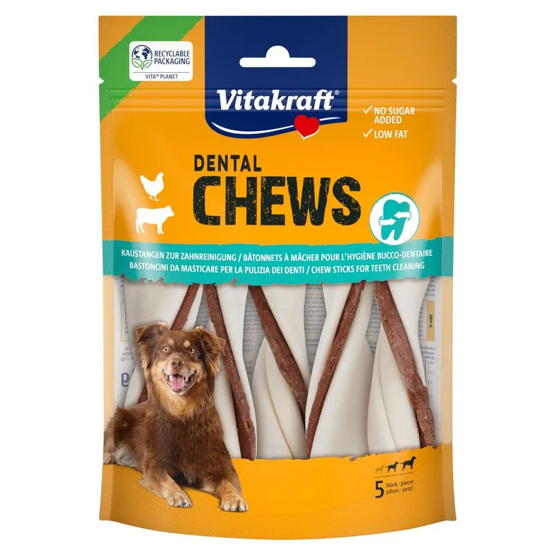Krmivo Pro Psy Vitakraft Dental Chews Twister Chicken M