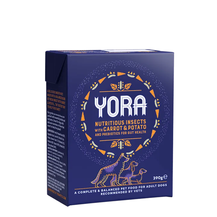 YORA Insect Protein Pâté with Carrot and Potato for Dogs