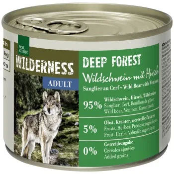 REAL NATURE WILDERNESS Adult Deep Forest Wild Boar with Deer