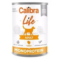 Calibra Dog Life Adult Turkey with Apples Can