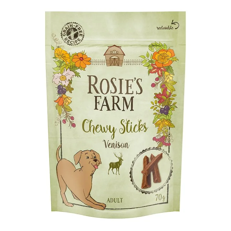 Hundgodis Tuggben Rosie's Farm Chewy Snack Venison