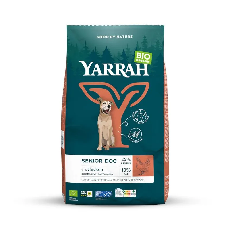 Yarrah Croquettes Chien Yarrah Bio Senior poulet bio