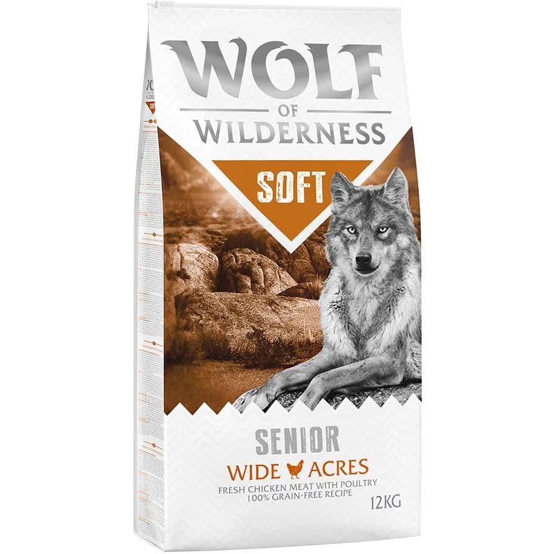 Wolf of Wilderness Senior "Soft - Wide Acres" - piščanec