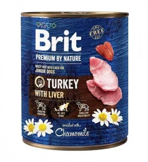 Brit Premium by nature Junior Turkey with Liver