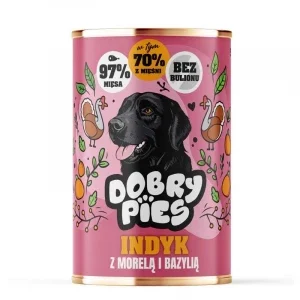 Dobry Pies Indyk z morelą i bazylią