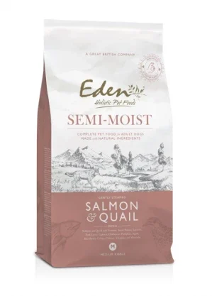 Eden Semi-Moist Łosoś i przepiórka - półwilgotna karma dla psa