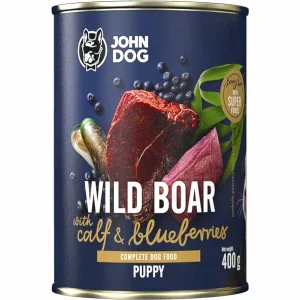 JOHN DOG Berry Line Junior Dzik z cielęciną i jagodami