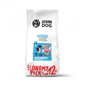 JOHN DOG Good Form Puppy Kurczak z wołowiną