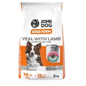 JOHN DOG Good Form Średnie i duże rasy Cielęcina z jagnięciną