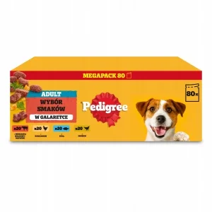 Pedigree Adult Wybór smaków w galaretce