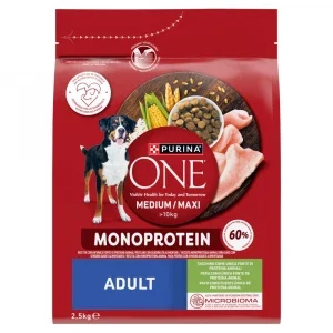 Purina Nestle PURINA One Adult Medium/Maxi Mono Bogata w indyka