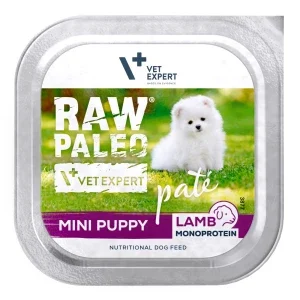 VetExpert Raw Paleo Pâte Mini Puppy Lamb Mono