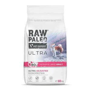 VetExpert Raw Paleo Ultra Mono Pork Medium & Large Adult