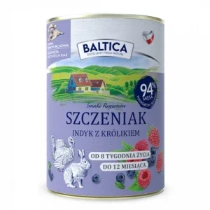 BALTICA Smaki regionów Szczeniak Indyk z królikiem