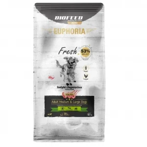 BIOFEED Euphoria Fresh Adult Medium & Large Indyk z jagnięciną