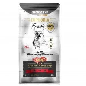 BIOFEED Euphoria Fresh Adult Mini & Small Wieprzowina z wołowiną