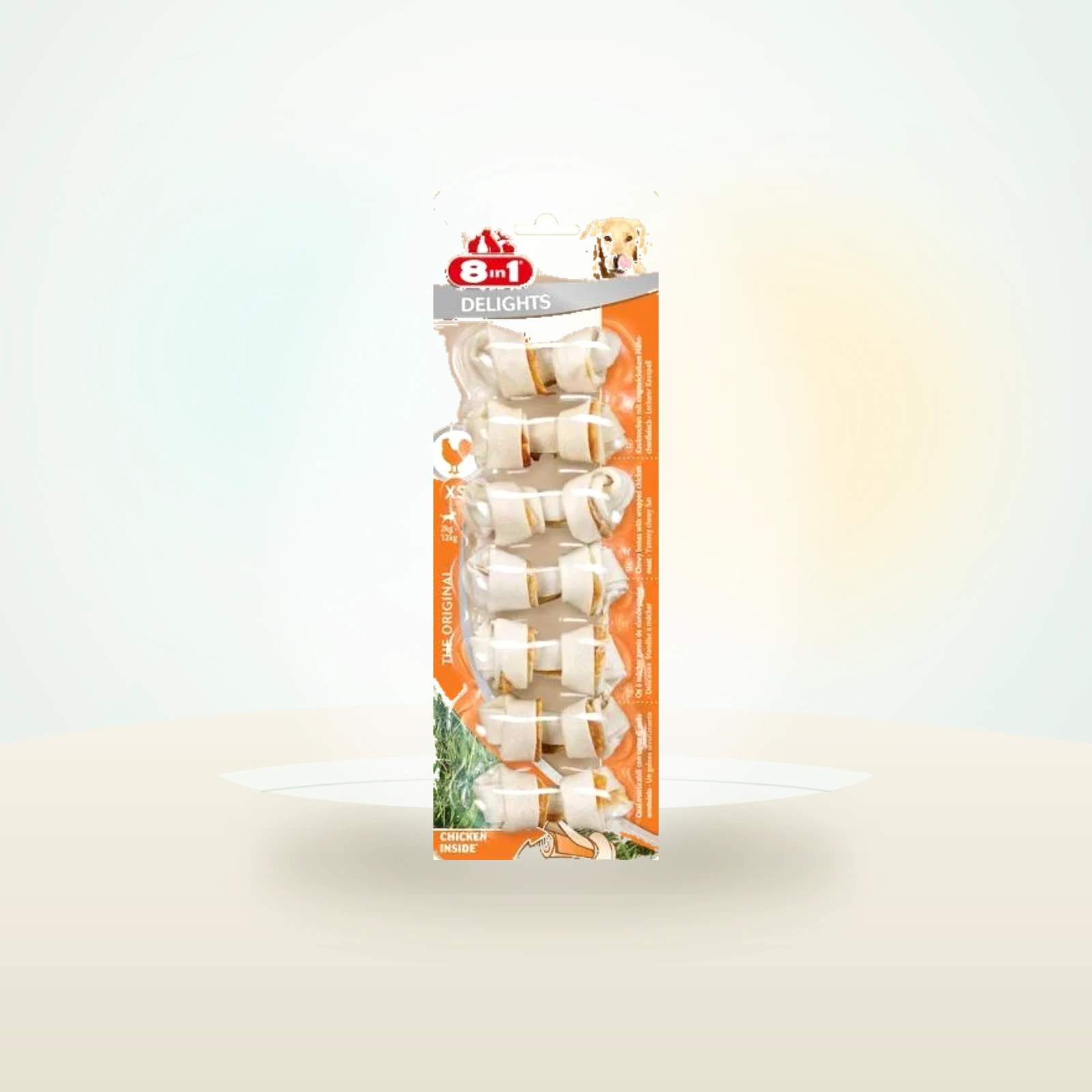 8IN1 Delights kości dla psa Bones XS 7 szt