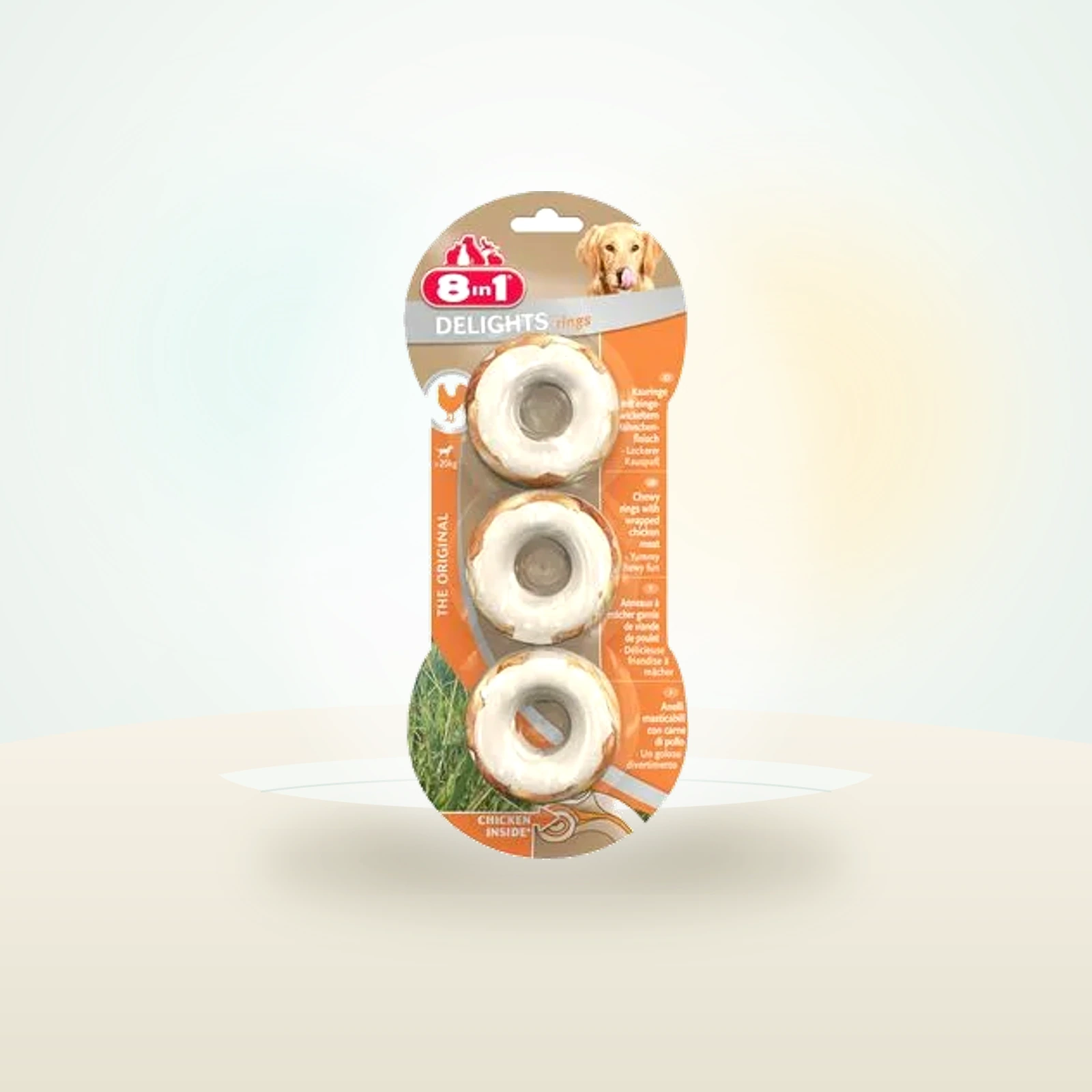 8in1 Delights Meaty Chewy Rings