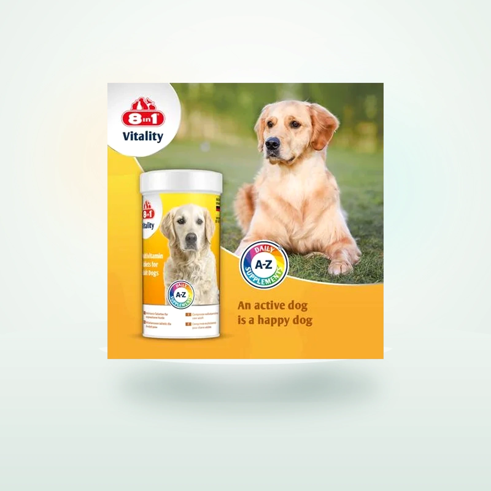 8in1 Vitality Multivitamin Tablets for Adult Dogs