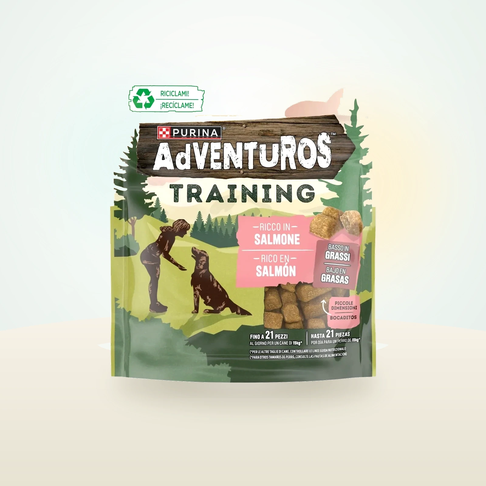 Adventuros Purina Snack Dog Adventuros Training al Salmone