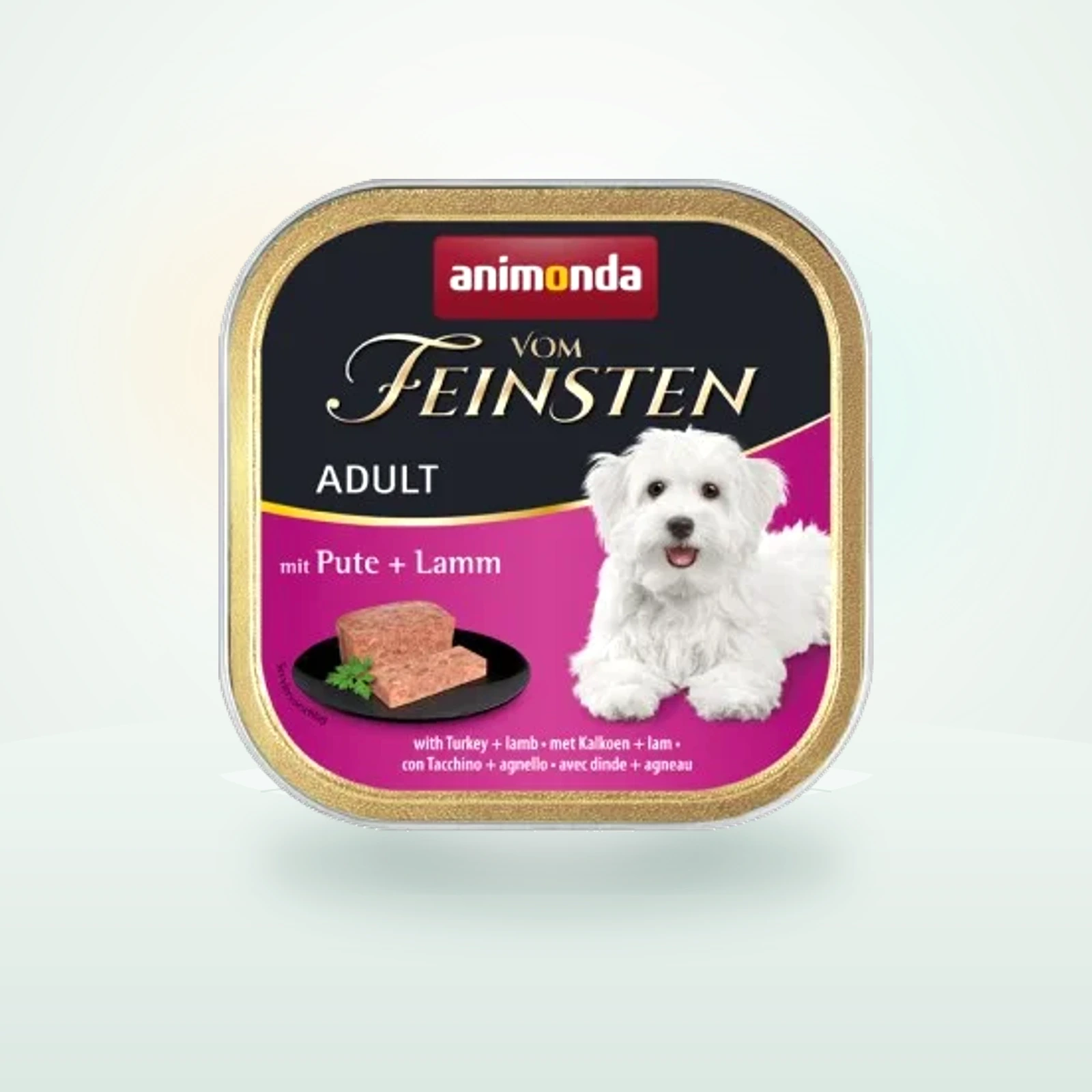 Animonda Vom Feinsten nourriture humide pour chien, adulte Dinde & agneau