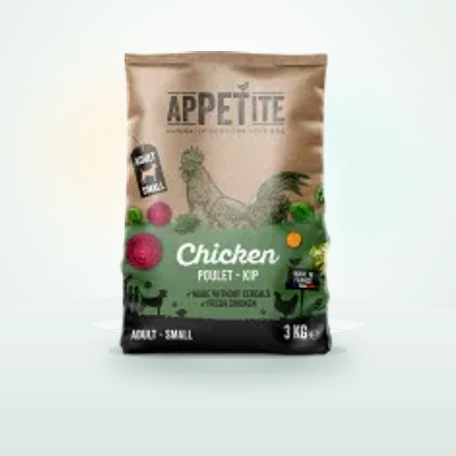 Appetite Croquettes Sans Céréales Au Poulet (adulte/ Petit)