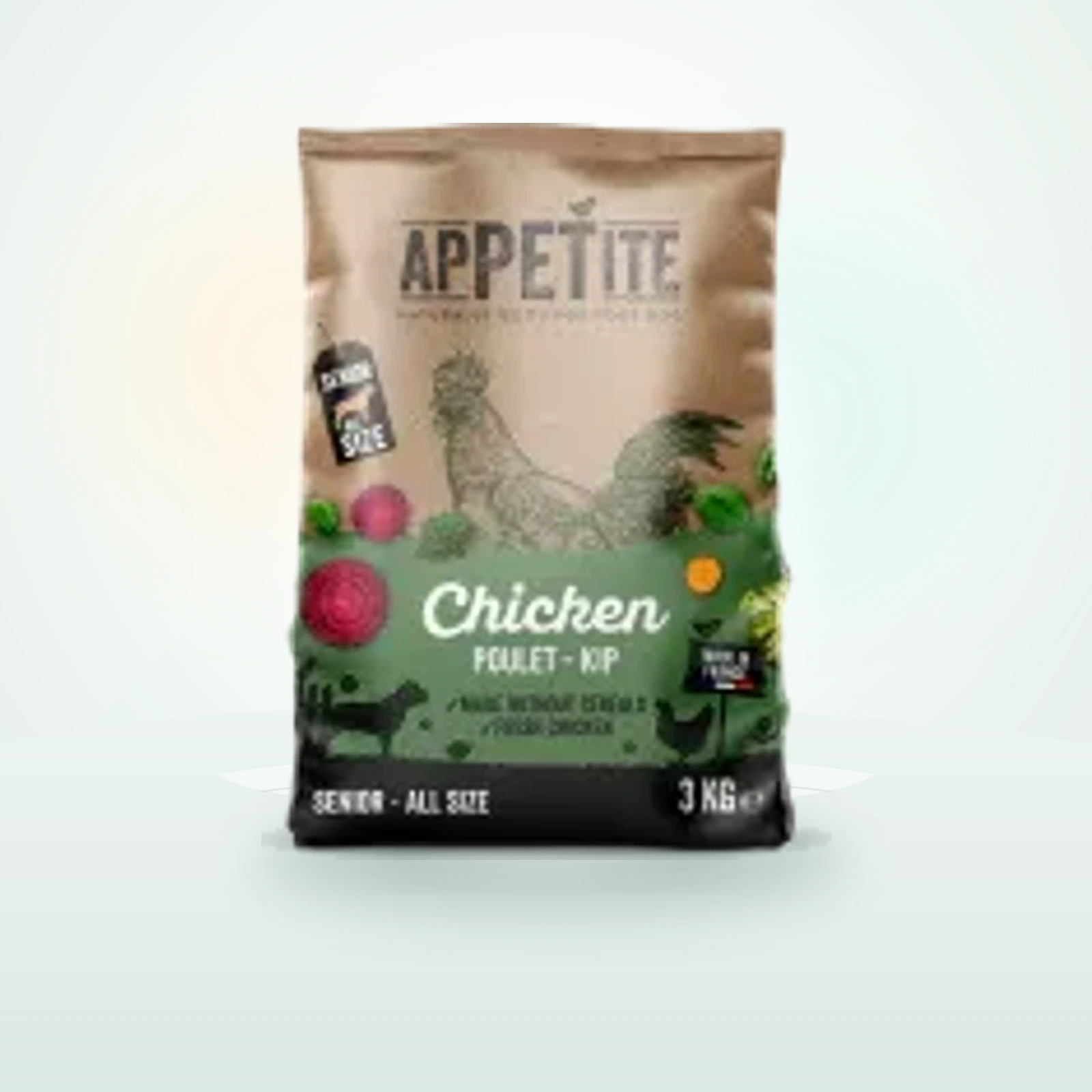 Appetite Croquettes Sans Céréales Au Poulet Chien (senior/ Tous)