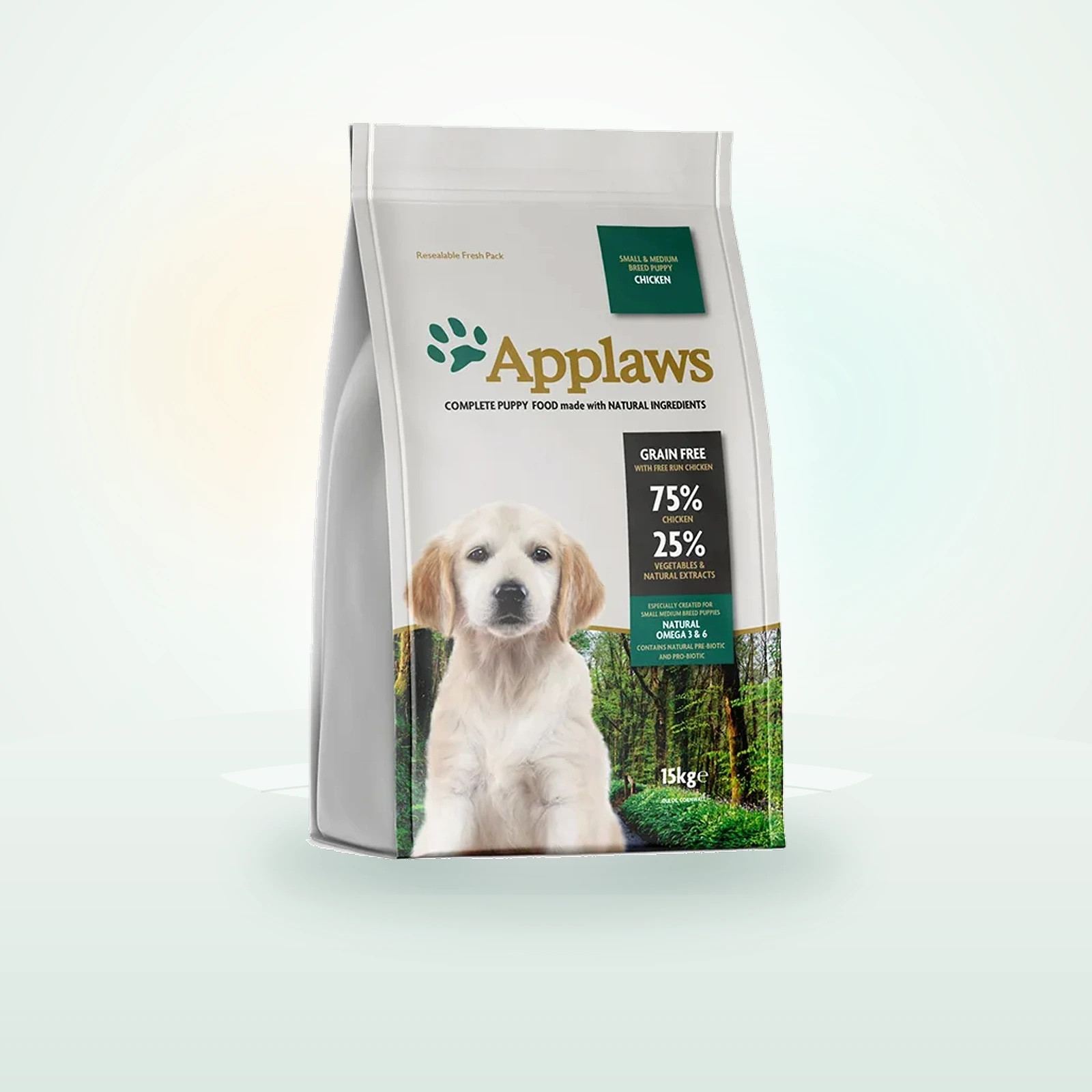 Applaws Natural Small & Medium Breed Puppy Dry Dog Food Chicken