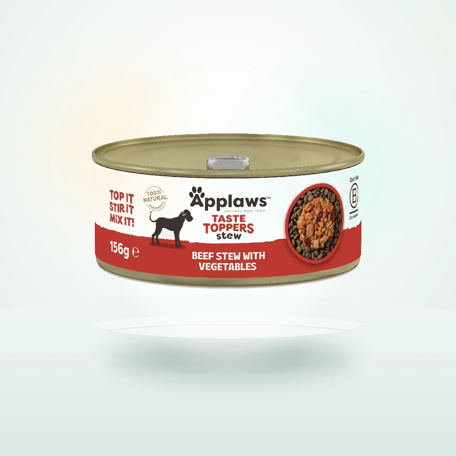 Applaws Taste Toppers Natural Adult Wet Dog Food Beef Stew with Vegetables