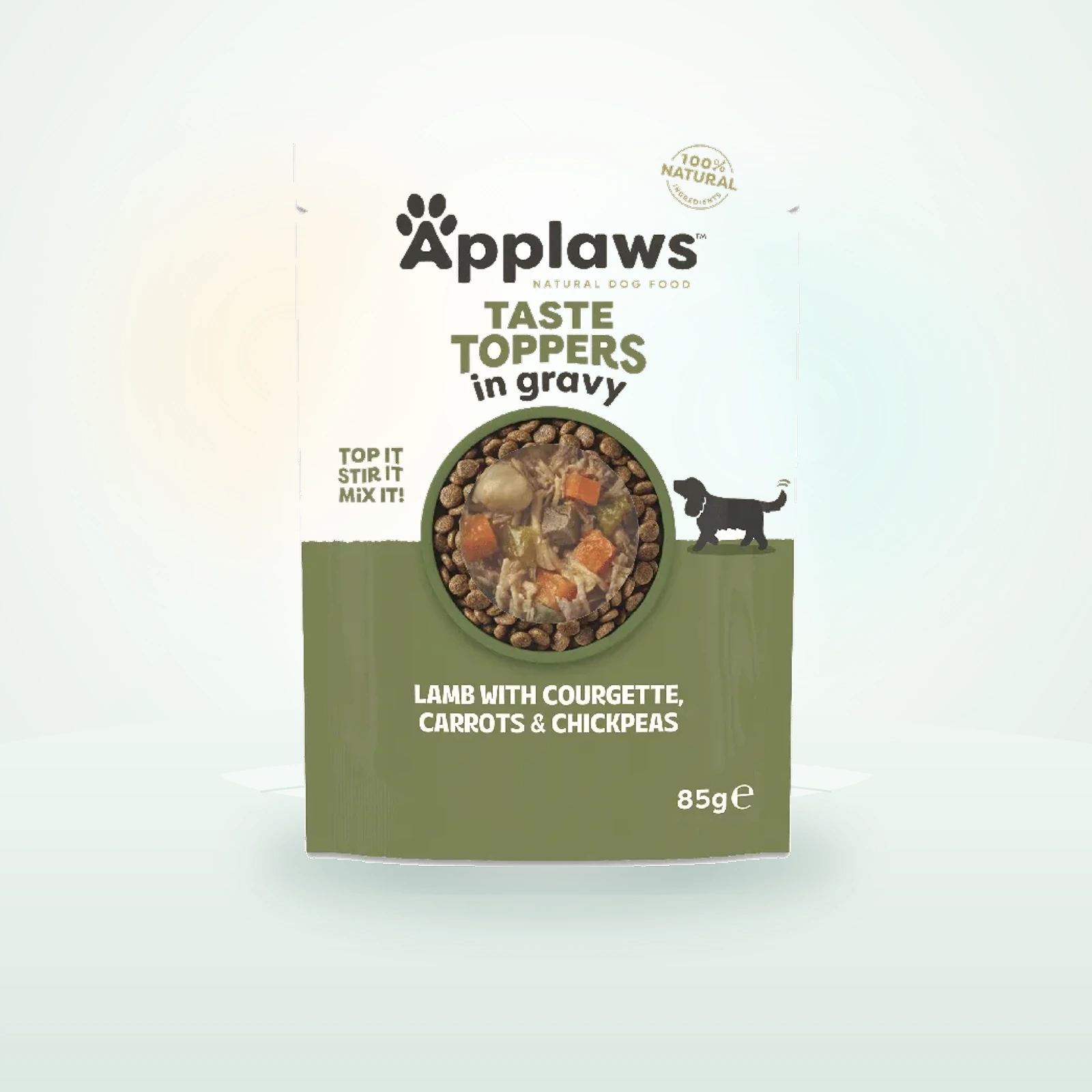Applaws Taste Toppers Natural Wet Dog Food Lamb Courgette Carrots Chickpeas in Gravy