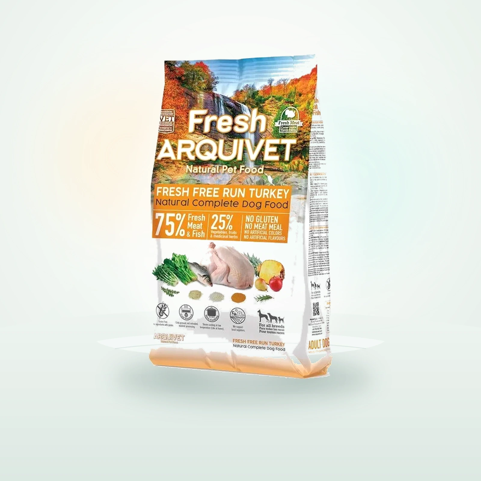 ARQUIVET Fresh Półwilgotna karma dla psa indyk i ryba oceaniczna