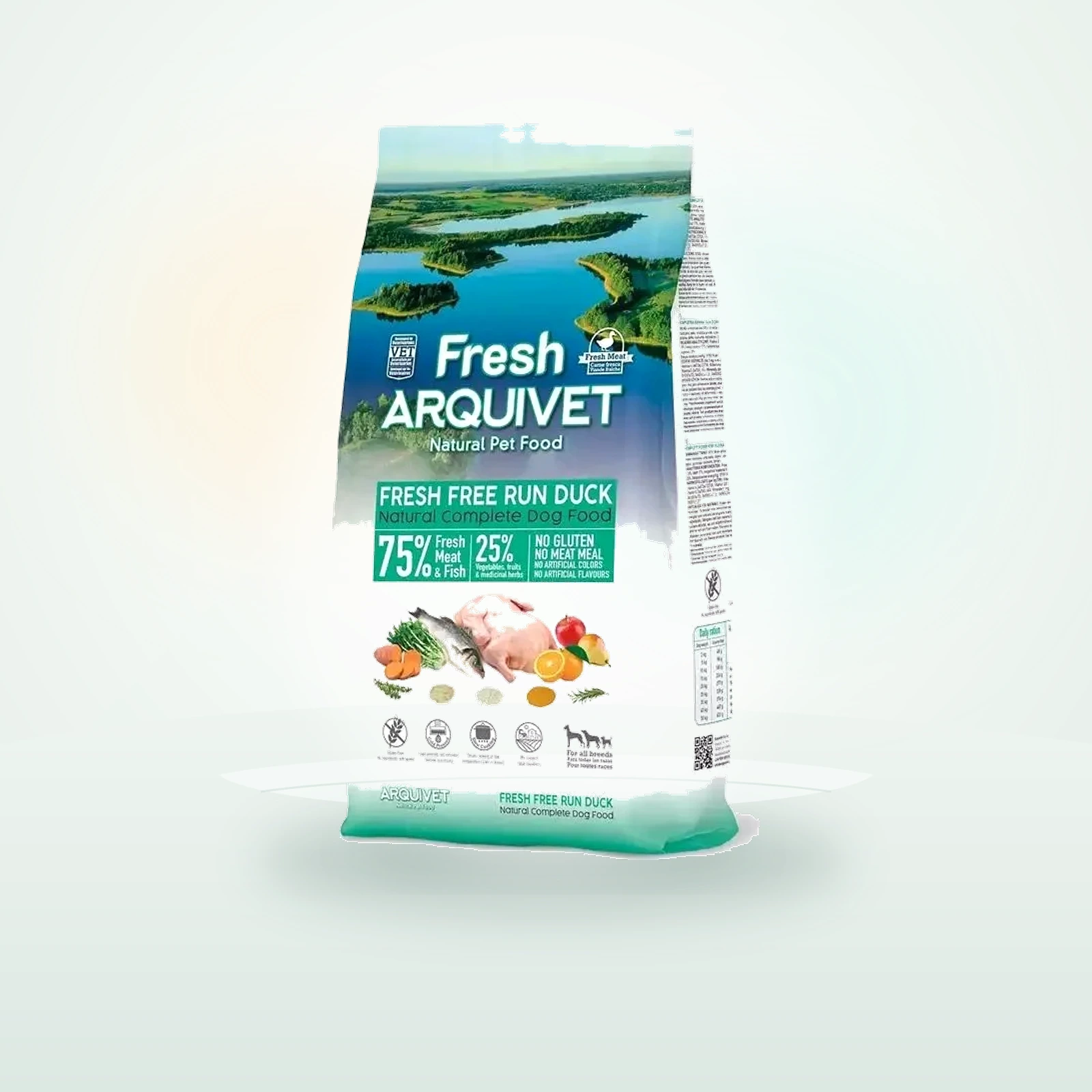 ARQUIVET Fresh Półwilgotna karma dla psa kaczka z rybą oceaniczną