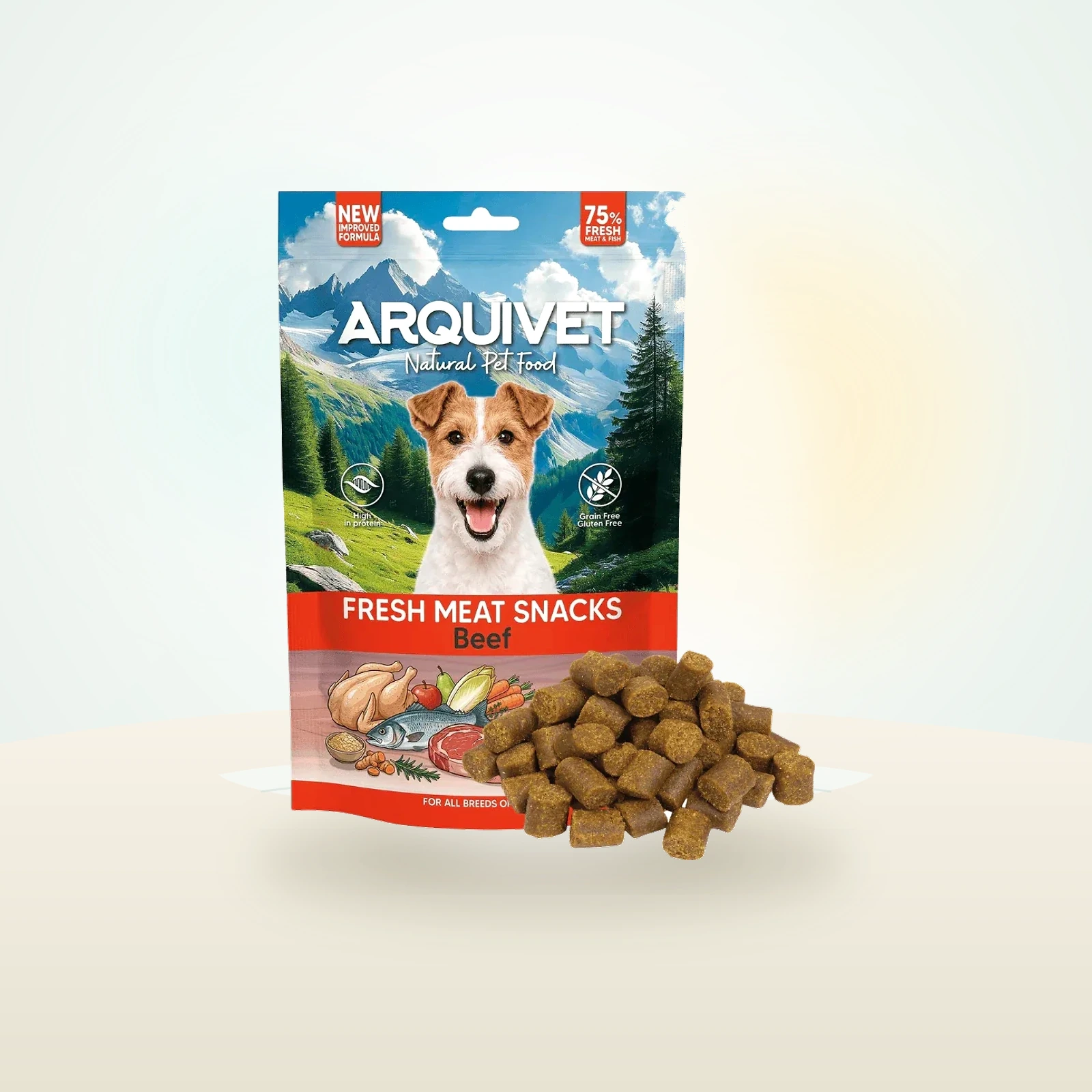 Arquivet Semi Moist Fresh Beef Snacks