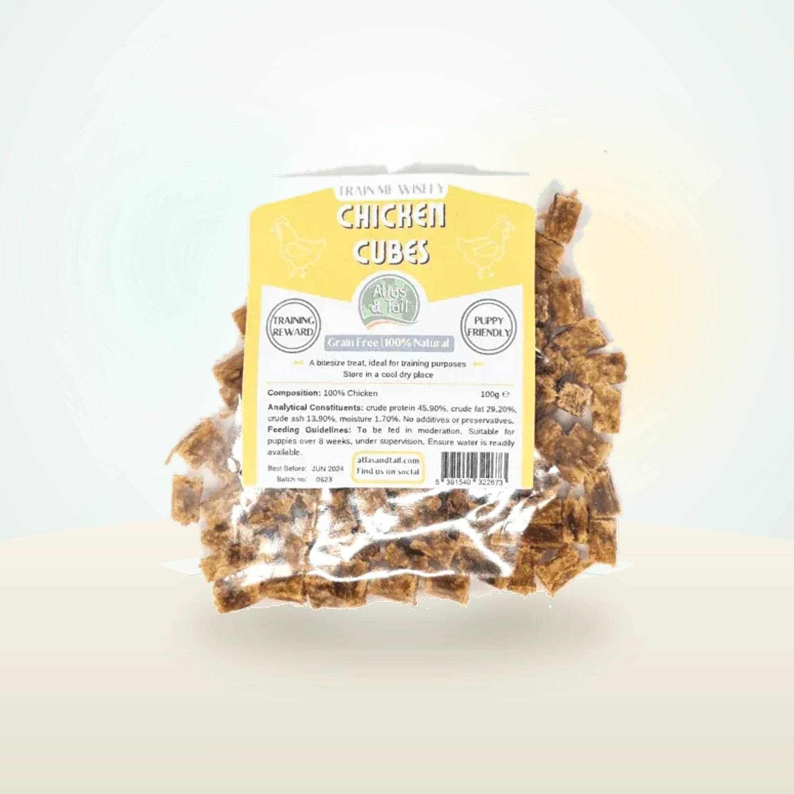 Atlas & Tail Chicken Cubes - Bitesize Treats