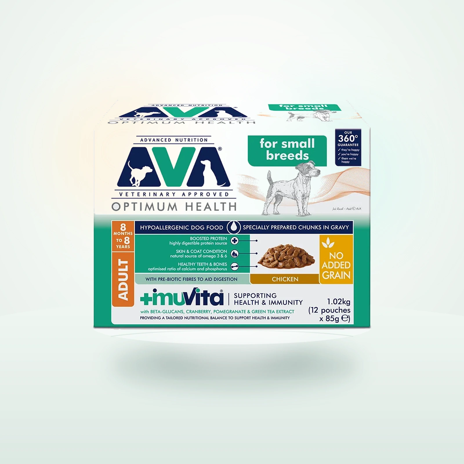 AVA Small Breed Adult Wet Dog Food Gravy Chunks