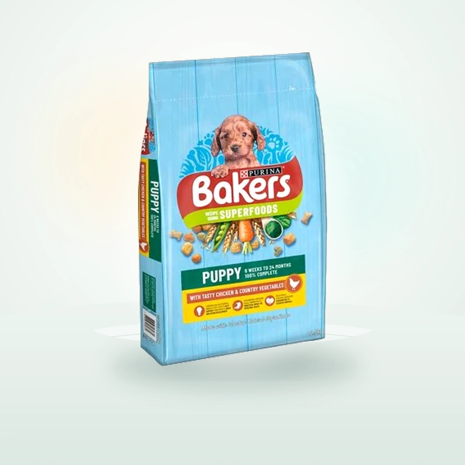 Bakers Puppy Rich in Chicken with Country Vegetables
