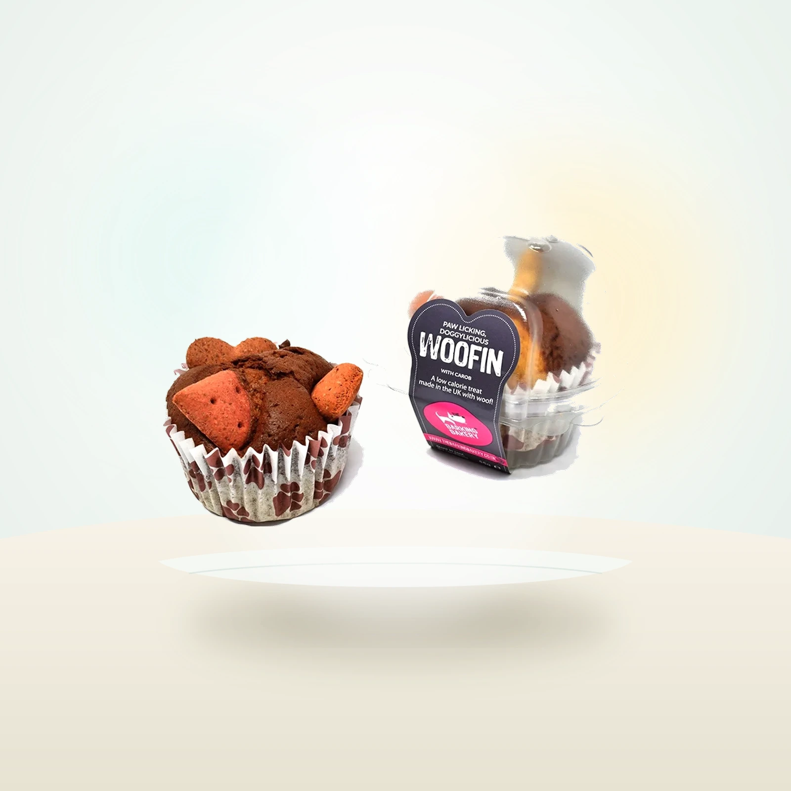 Barking Bakery Uniced Carob Woofin Dog Treat