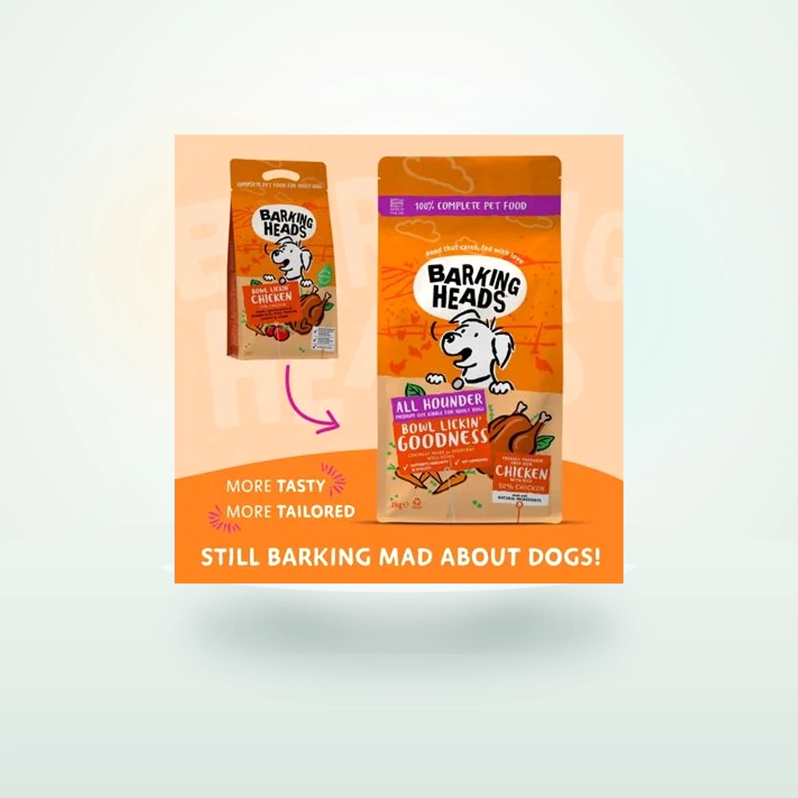 Barking Heads All Hounder Bowl Lickin' Chicken
