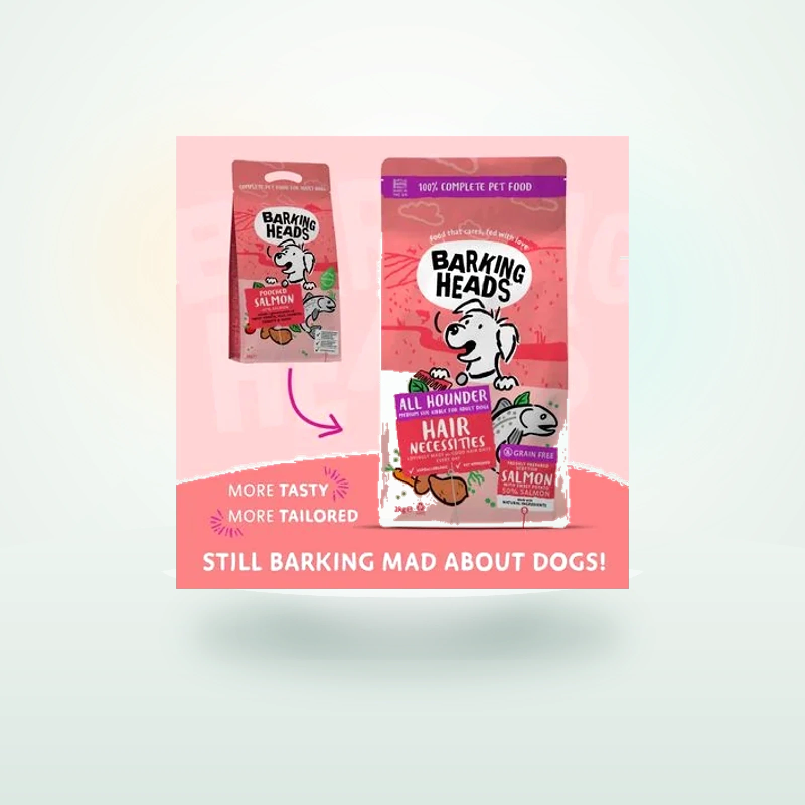 Barking Heads All Hounder Hair Necessities Salmon