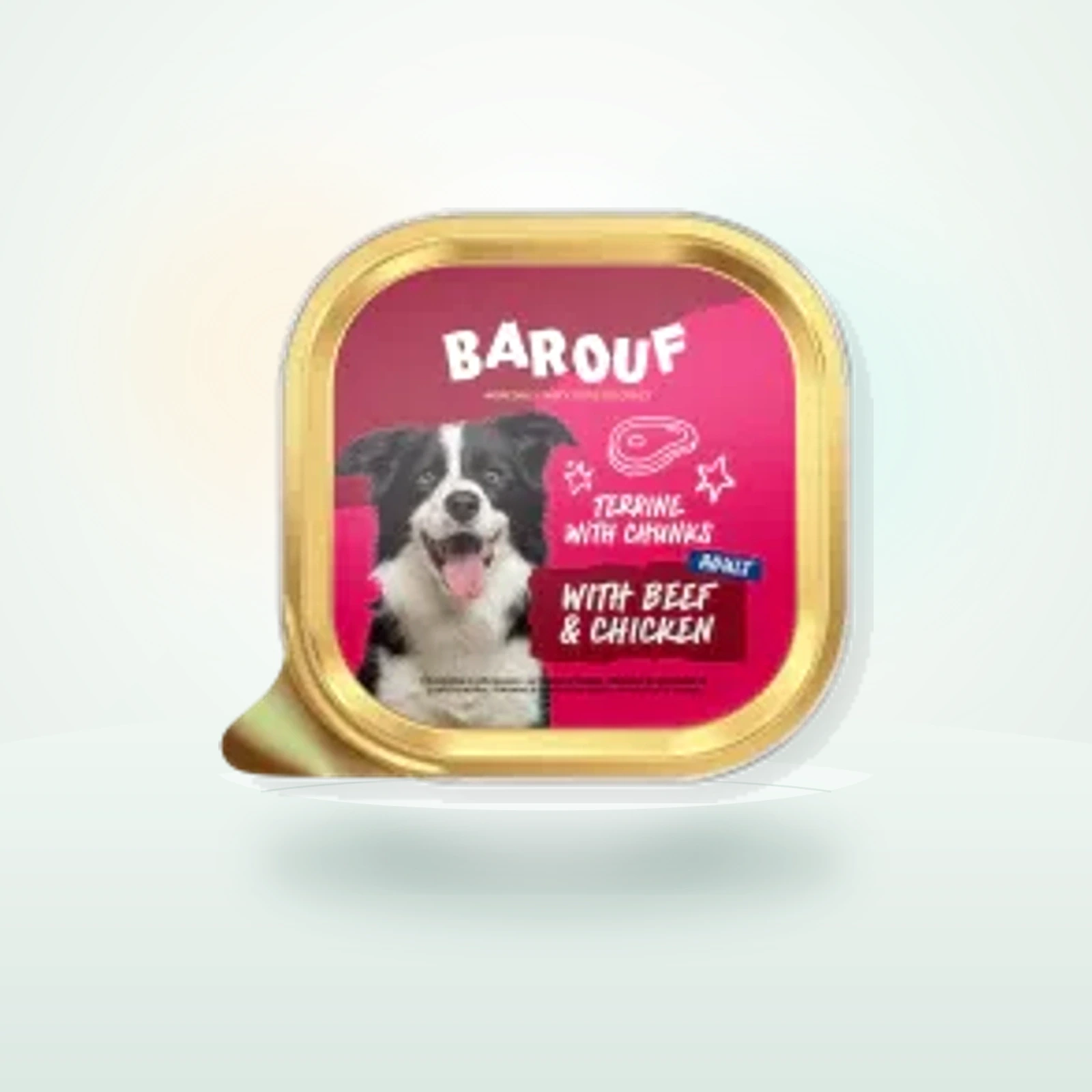 Barouf Terrine Adulte Avec Morceaux Boeuf/poulet