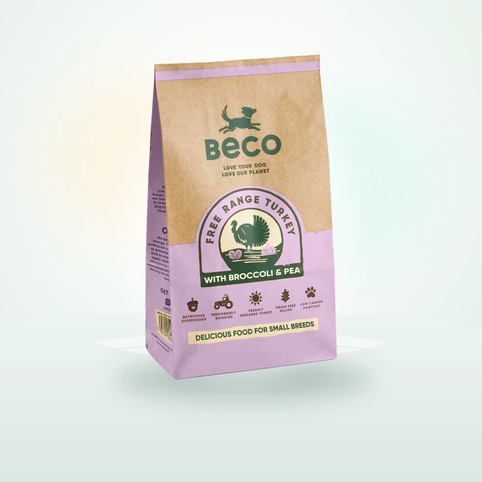 Beco Free Range Turkey Dry Adult Small Breed Dog Food